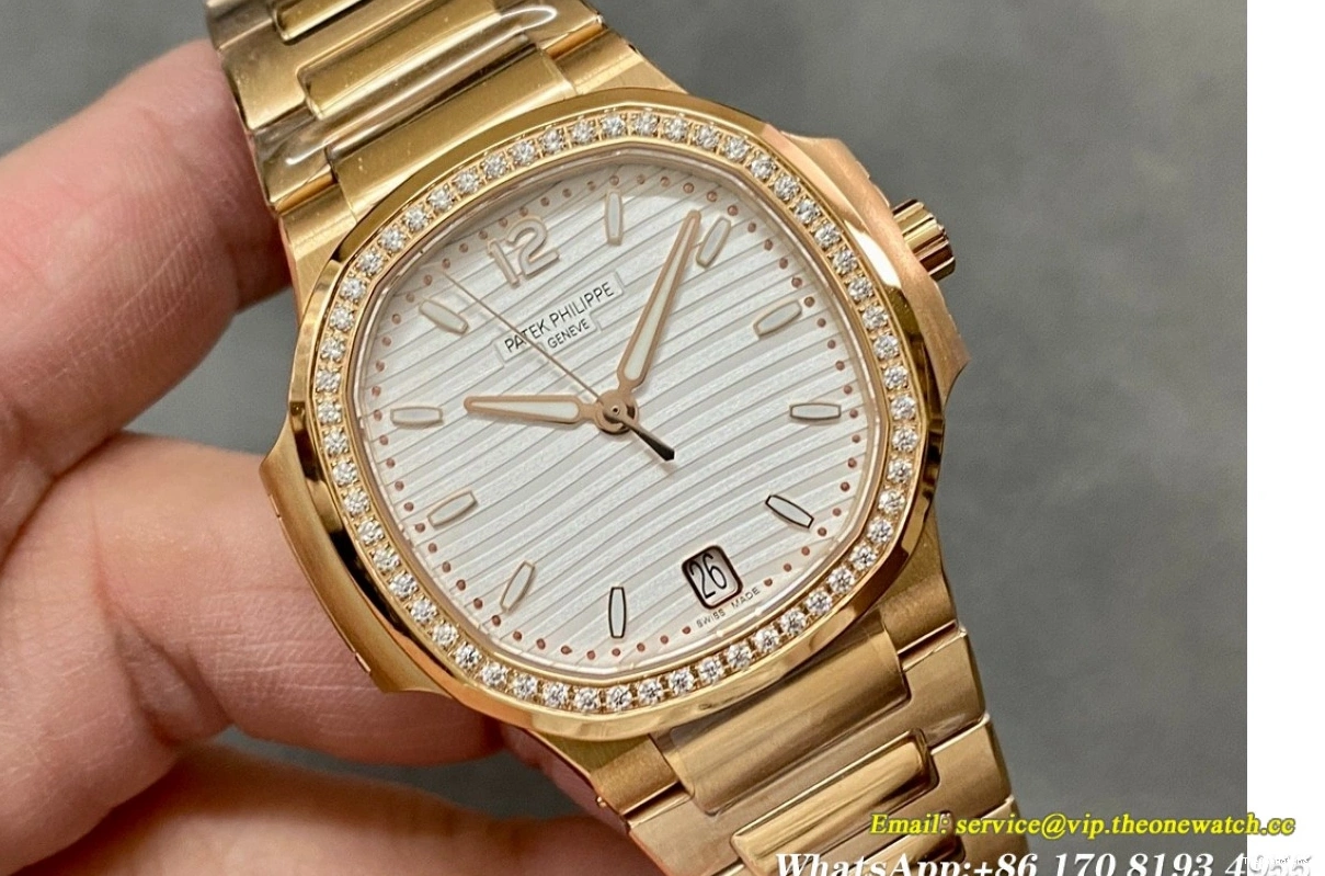 Dia Jumbo A324 3KF Dial White RG RG 35mm Nautilus 7118 0308